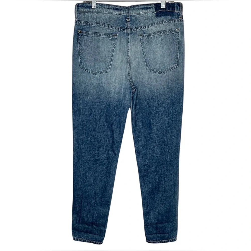 THE GREAT. The Slack Straight Jeans Size 28 Ragtime Destroy Button Fly - Picture 2 of 9